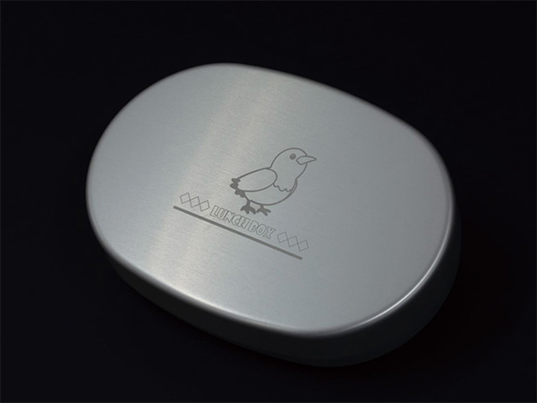 アルミ製弁当箱へのマーキング