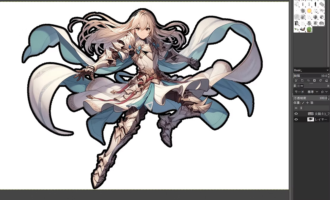 外形切断データ作成方法の紹介 画像