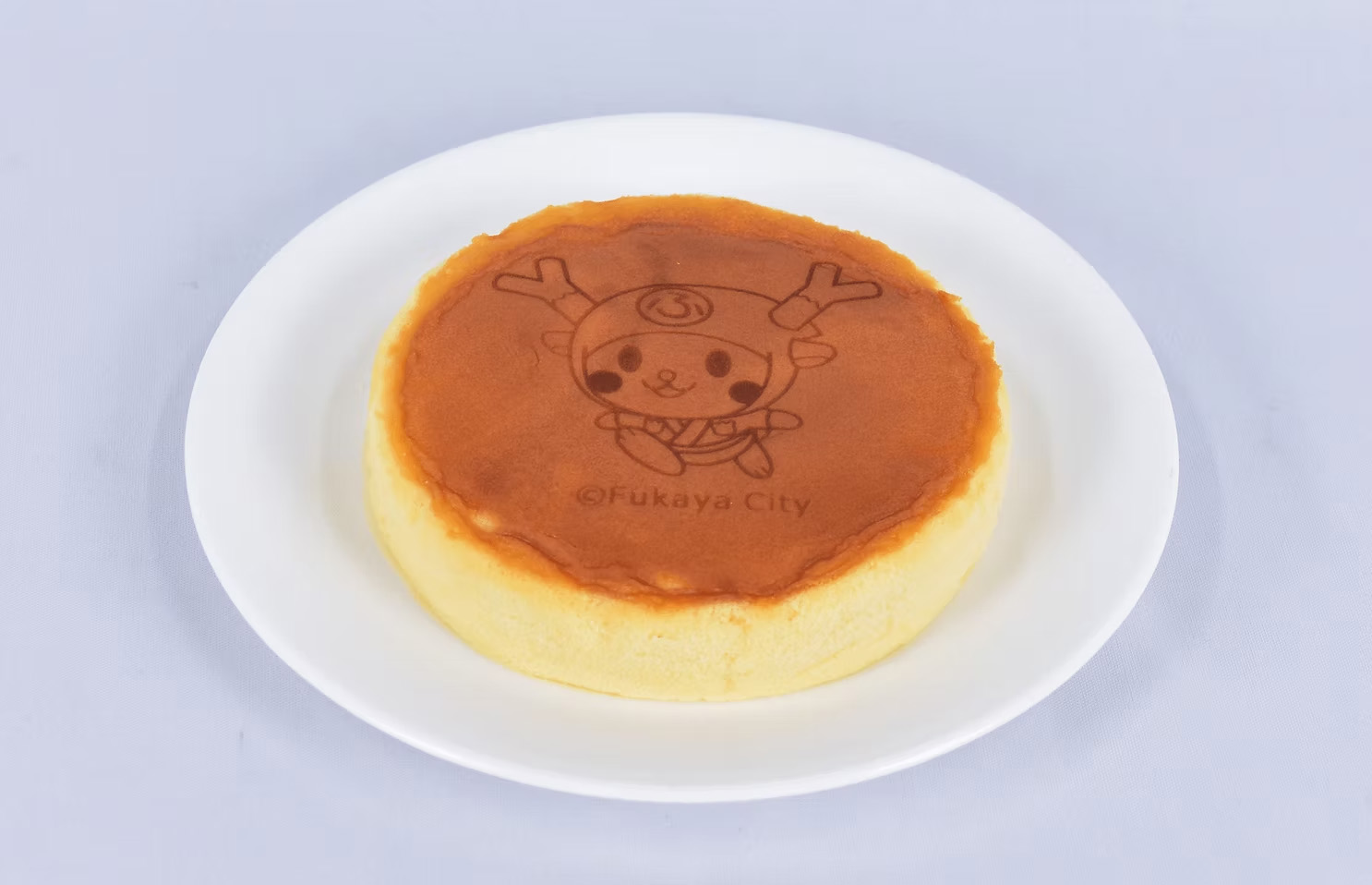 チーズケーキへの彫刻