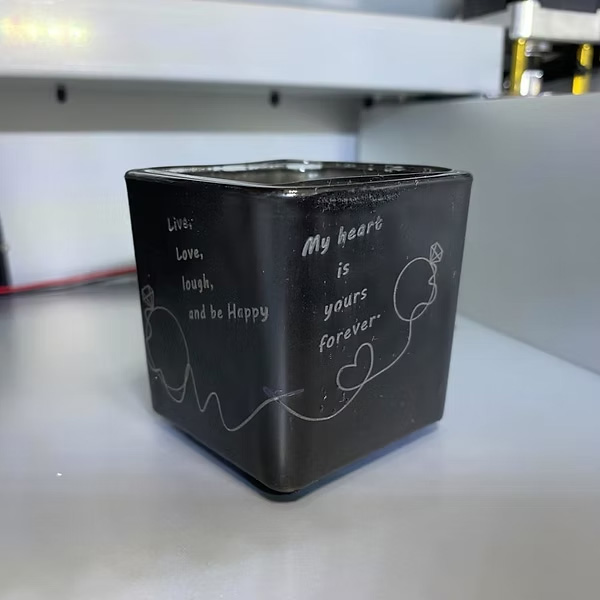 ラバーペイントを塗布したガラス瓶